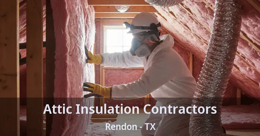 Attic Insulation Contractors Rendon - TX