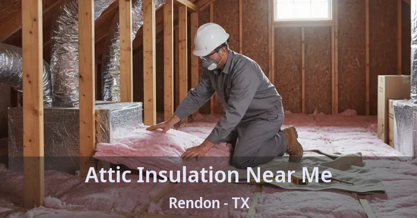 Attic Insulation Near Me Rendon - TX