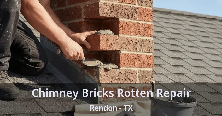 Chimney Bricks Rotten Repair Rendon - TX