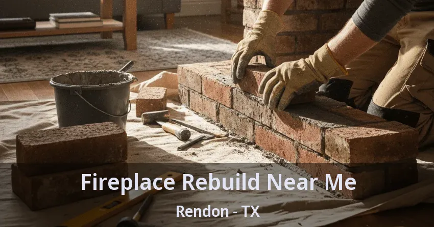 Fireplace Rebuild Near Me Rendon - TX