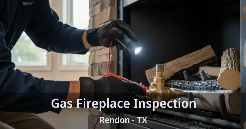 Gas Fireplace Inspection Rendon - TX