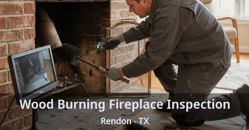Wood Burning Fireplace Inspection Rendon - TX